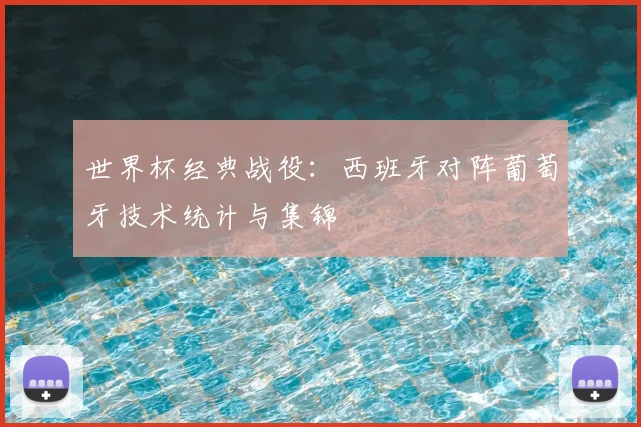 世界杯经典战役：西班牙对阵葡萄牙技术统计与集锦